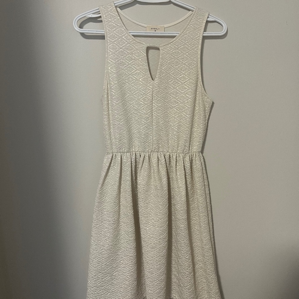 Cream Everly dress